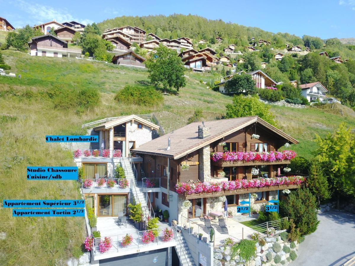 Appartement Superieur Winoka Lodge Veysonnaz Kültér fotó